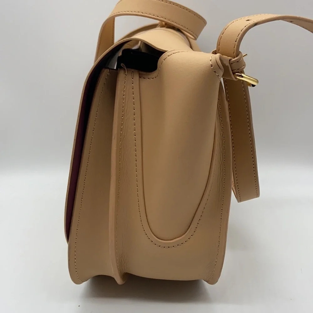 Zac Posen Eartha Iconic Saddle Bag in Camel - Picture 6 of 16